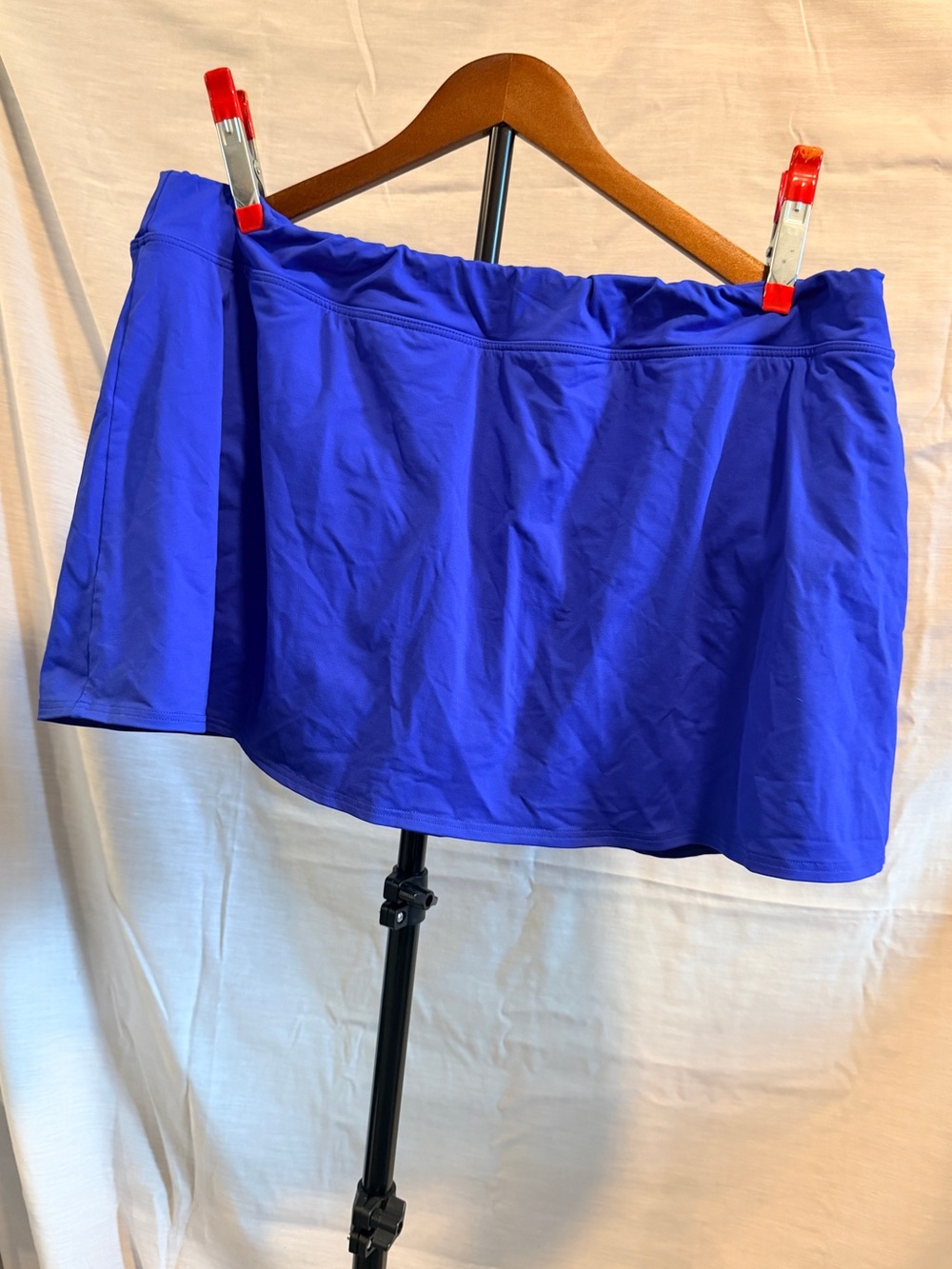 Lands' End Women's Bright Royal Blue Swim Skirt 20W